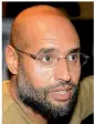  ?? Reuters ?? Saif Al Islam . —