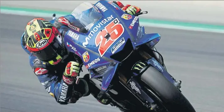  ?? FOTO: GETTY ?? Maverick Viñales recupera la iniciativa en Assen. El ampurdanés se apuntó el FP2 del GP de Holanda, su segundo entrenamie­nto libre de una temporada en la que aún no ha conseguido abrir su cuenta de victorias en carrera