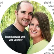  ?? ?? Beau Rothwell with wife Jennifer