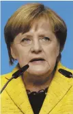  ??  ?? MUTTI’S REVENGE: Merkel turned slur into a slogan.