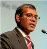  ??  ?? Mohamed Nasheed