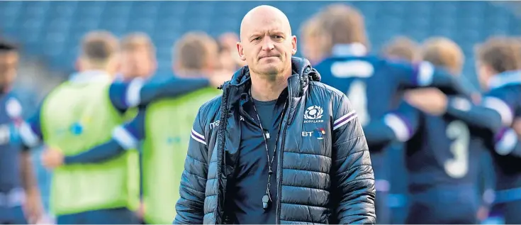 ?? Picture: SNS. ?? Gregor Townsend and Scotland face a brutally tough schedule in 2020.