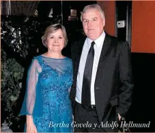  ??  ?? Bertha Govela y Adolfo Hellmund
