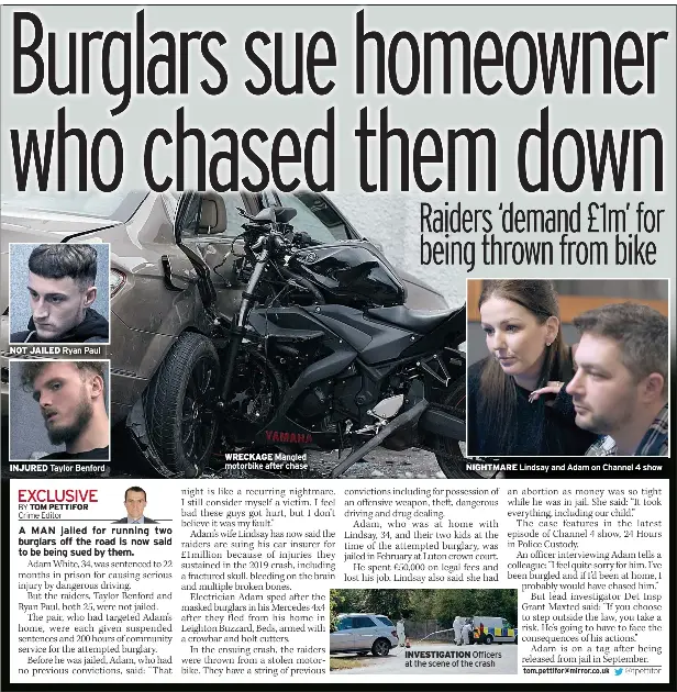 Burglars sue homeowner who chased them down PressReader