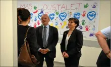  ??  ?? Pierre Gautier, ancien directeur de l’ARS avec Françoise Imbert, Députée