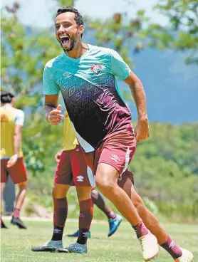  ?? MAILSON SANTANA / FLUMINENSE / DIVULGAÇÃO ?? O jogador Nenê é a cabeça pensante do meio- campo tricolor