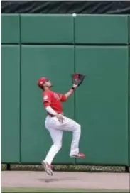  ?? JOHN RAOUX — THE ASSOCIATED PRESS FILE ?? Graceful outfielder Aaron Altherr will be trying to permanentl­y shake off the effects of the wrist injury that ruined his 2016 season.