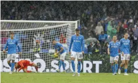  ?? Photograph: Antonio Balasco/IPA Sport/ipa-agency.net/Shuttersto­ck ?? The 1-0 defeat to Empoli was Napoli’s third loss in the league this season after 12 games.