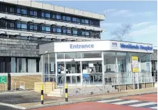  ??  ?? On a mission Mr Gray has revealed he will “fight tooth and nail” to ensure the new Monklands Hospital remains close to its current site (pictured) if the original location cannot be developed