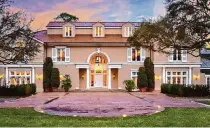 ?? Houston Associatio­n of Realtors ?? Gerald D. Hines’ former estate in River Oaks has sold in one of Houston’s priciest home sales ever recorded.