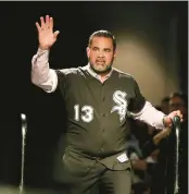  ?? CHRIS SWEDA/CHICAGO TRIBUNE ?? Former Chicago White Sox player and manager Ozzie Guillen is introduced during opening ceremonies for SoxFest 2019.