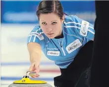  ?? DAVID BEBEE
THE RECORD ?? The many closings of curling clubs ‘forces some people out of the sport and forces others to play a little bit less’ says Wilfrid Laurier alum Laura Walker.