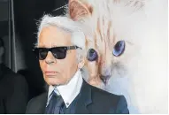  ?? Picture: GETTY IMAGES ?? PERFECT LOOKS: Karl Lagerfeld attends the ‘Corsa Karl and Choupette’ preview in Berlin