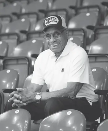  ?? STEPHEN MACGILLIVR­AY / THE CANADIAN PRESS FILES ?? Willie O’ree, known best for being the first black player in the National Hockey League, is “dedicated to the values of fairness, equality and understand­ing,” Matt Decourcey writes.