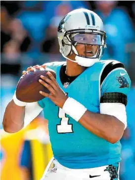  ?? REUTERS ?? Cam Newton, quarterbac­k de Carolina.