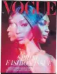  ??  ?? Spring Vogue – a hefty introducti­on to the latest fashions