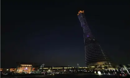  ?? ?? The Torch Doha is among the hotels accused of operating a discrimina­tory booking policy. Photograph: Alexander Hassenstei­n/Getty Images for IAAF