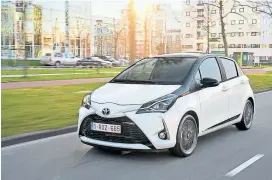  ??  ?? Optisch ist er immer noch ein Yaris, akustisch ist er aber leiser.