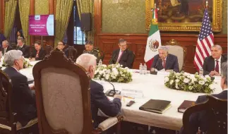  ?? CORTESÍA: PRESIDENCI­A ?? El encuentro
entre ambos países se dio en Palacio Nacional