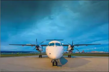  ??  ?? The 76-seat Q400 Q Series is the world’s most modern turboprop.