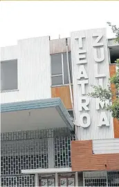  ??  ?? Teatro Zulima.