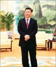  ?? AFP ?? Chinese President Xi Jinping made a pointed visit to state broadcaste­r CCTV in February.