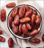  ??  ?? Eating dried fruits may not spike blood sugar, the study showed.