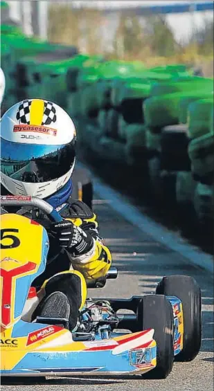  ??  ?? Aprendices de Alonso. El campeonato Open RACC, el primer nivel del karting, contará con 15 pilotos de 7 a 11 años que competirán en cinco carreras, desde el 6 de abril, en Móra d’Ebre, al 16 de noviembre, en Alcarràs