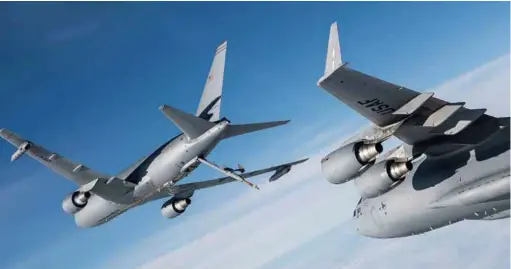  ??  ?? Boeing’s KC-46A refueller