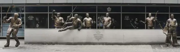  ?? RICHARD LAUTENS/TORONTO STAR ?? Dave Keon, Turk Broda and Tim Horton will have statues to go with current inductees Mats Sundin, Borje Salming, Darryl Sittler, Ted Kennedy, Syl Apps, George Armstrong and Johnny Bower.