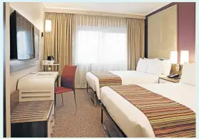  ??  ?? The exquisite and spacious rooms of the hotel provide the tranquilit­y and relaxation desired for a get away.