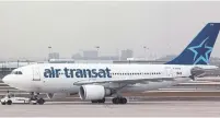  ?? STEVE RUSSELL TORONTO STAR FILE PHOTO ?? Transat AT’s recent earnings are “not as satisfying” as they were the same time last year, CEO Jean-Marc Eustache says.