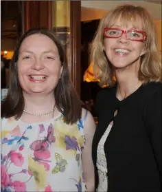  ??  ?? Mary Watters and Karen Dowling at the fundraisin­g night for the Castlebell­ingham/Dromiskin Cardiac First Responders.