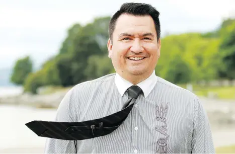  ?? ROB KRUYT ?? Squamish Nation hereditary chief Ian Campbell is attempting to become Vancouver’s first Indigenous mayor.