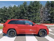  ?? FOTO: SPX ?? Dieser Monster SUV ist sicher nichts für schwache Nerven. Der Jeep Grand Cherokee Trackhawk spielt in einer anderen Liga.