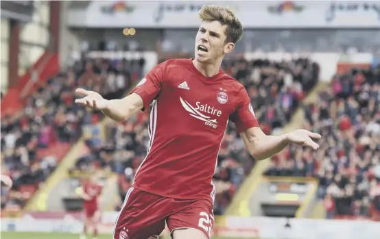  ??  ?? 2 Ryan Christie believes the intensity and pressure he is experienci­ng on loan at Aberdeen, where he is a regular starter, has boosted his confidence and is providing him with an ideal learning experience.