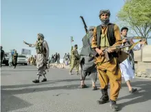  ??  ?? Los talibanes
ya controlan 125 de los 407 distritos