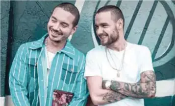  ?? I UNIVERSAL ?? J Balvin y Liam Payne han documentad­o gran parte de su amistad en las redes sociales, sobre todo en Instagram. —