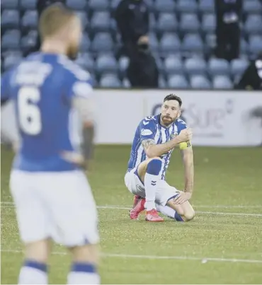  ??  ?? 0 Kilmarnock will be playing in the Championsh­ip next season.