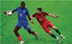  ?? Reuters ?? Paul Pogba (left) of France is among the top picks as Manchester United is ready to pick him for €100 million.