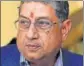  ?? PTI ?? N Srinivasan.