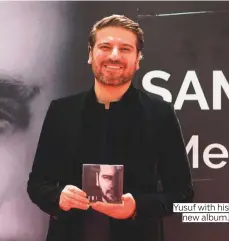  ??  ?? Yusuf with his new album.