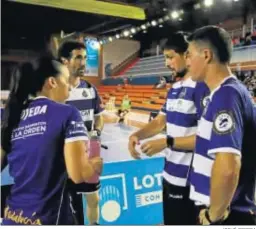  ?? JOSUÉ CORREA ?? Haideé, Pablo Abián, Eliecer y Paco Ojeda, durante un partido en 2020.