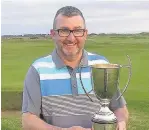  ??  ?? Exit Strokeplay champ Alan Connery