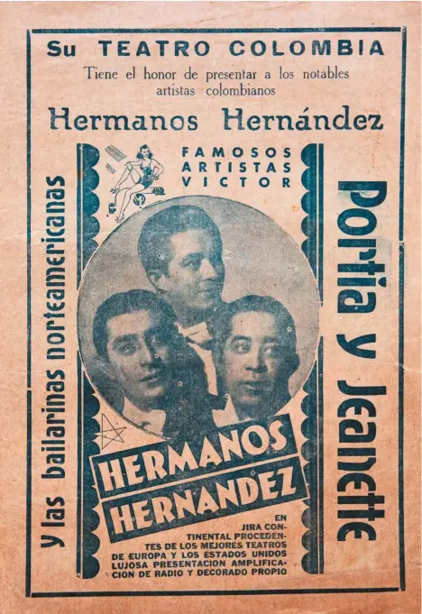  ??  ?? Desde pequeños, los Hernández aprendiero­n a querer la música en su natal Aguadas: Gonzalo tomó la bandola; Pacho, el tiple, y Héctor –el ejecutante más virtuoso y llamativo en la escena–, la guitarra.