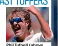  ??  ?? Phil Tufnell (above, 121), Ray Illingwort­h and David Allen (122).