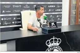  ?? RBL ?? Juan Mari Sánchez, director de cantera de la Real Balompédic­a.