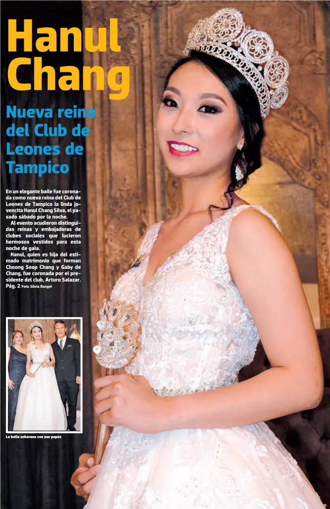 Hanul Chang Nueva reina del Club de Leones de Tampico - PressReader