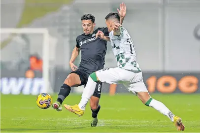  ?? ?? Pedro Gonçalves marcou o segundo golo da noite, fechando o marcador