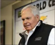  ?? TERRY RENNA — THE ASSOCIATED PRESS ?? NASCAR team owner Rick Hendrick speaks during a news conference at Daytona Internatio­nal Speedway in Daytona Beach, Fla., on Feb. 16, 2018.